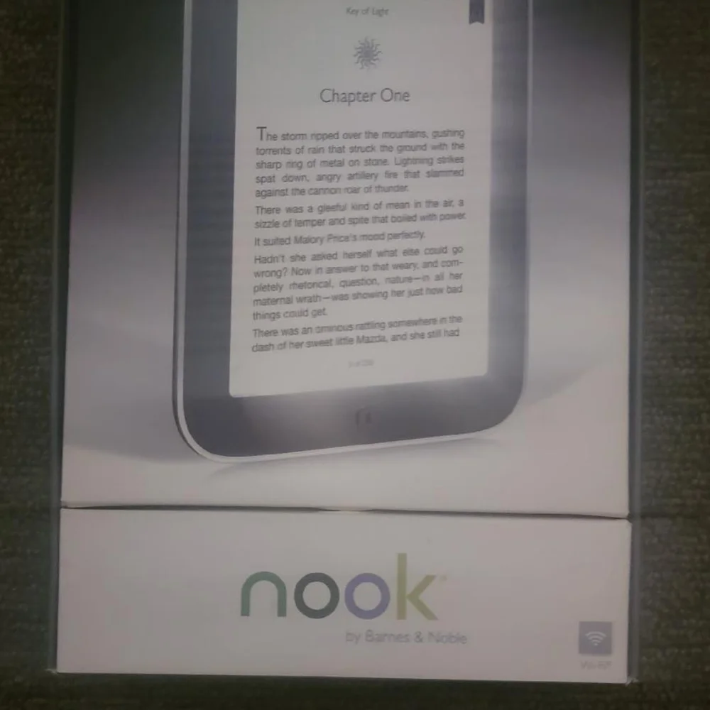 NOOK simple touch with glow light